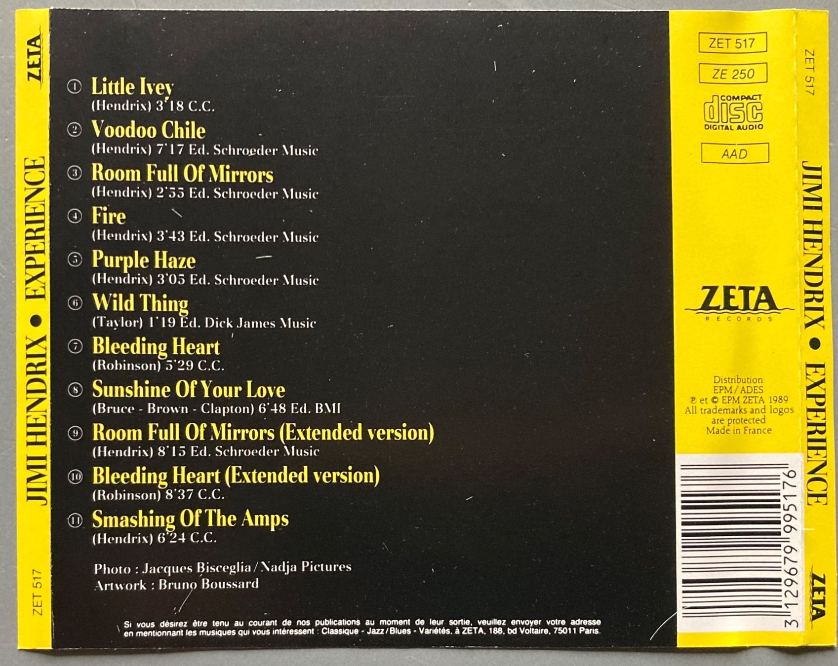 Vinyles: JIMI HENDRIX - THE LAST EXPERIENCE CONCERT – D'occasion à Poliez-Pittet par Newtown-Records 1