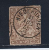 Strubel 22 D Fingerhut-Stempel NIEDERURNEN