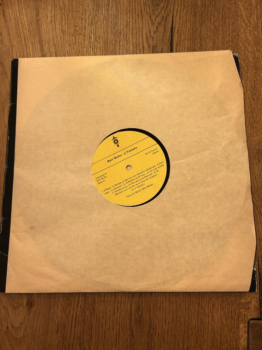 Dischi in vinile: Mani Matter - Ir Ysebahn – Usato da Kriens venduto da lay01 2