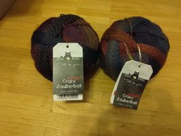 2x Schoppel Crazy Zauberball Farbe Zimtschnecke