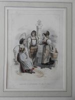 Kupferstich Appenzell und St. Gallen, Rouargue frères, 1852