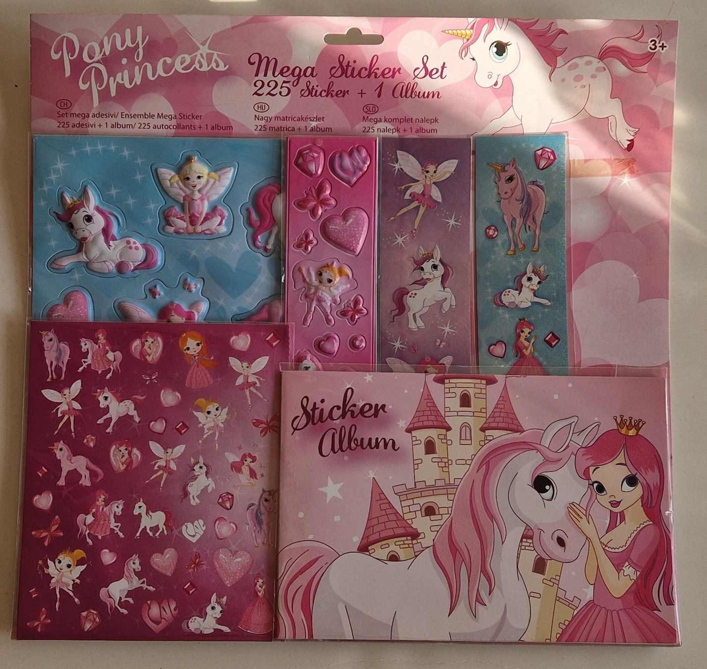 Sticker: Pony Princess Mega Sticker Set, ca. 200 Sticker+Album! – Nuovo (secondo la descrizione) da Nänikon venduto da kriki