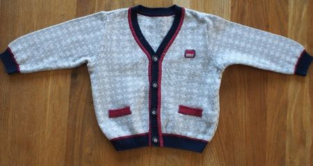 Buben-Strickjäckli "Gentleman", 80cm