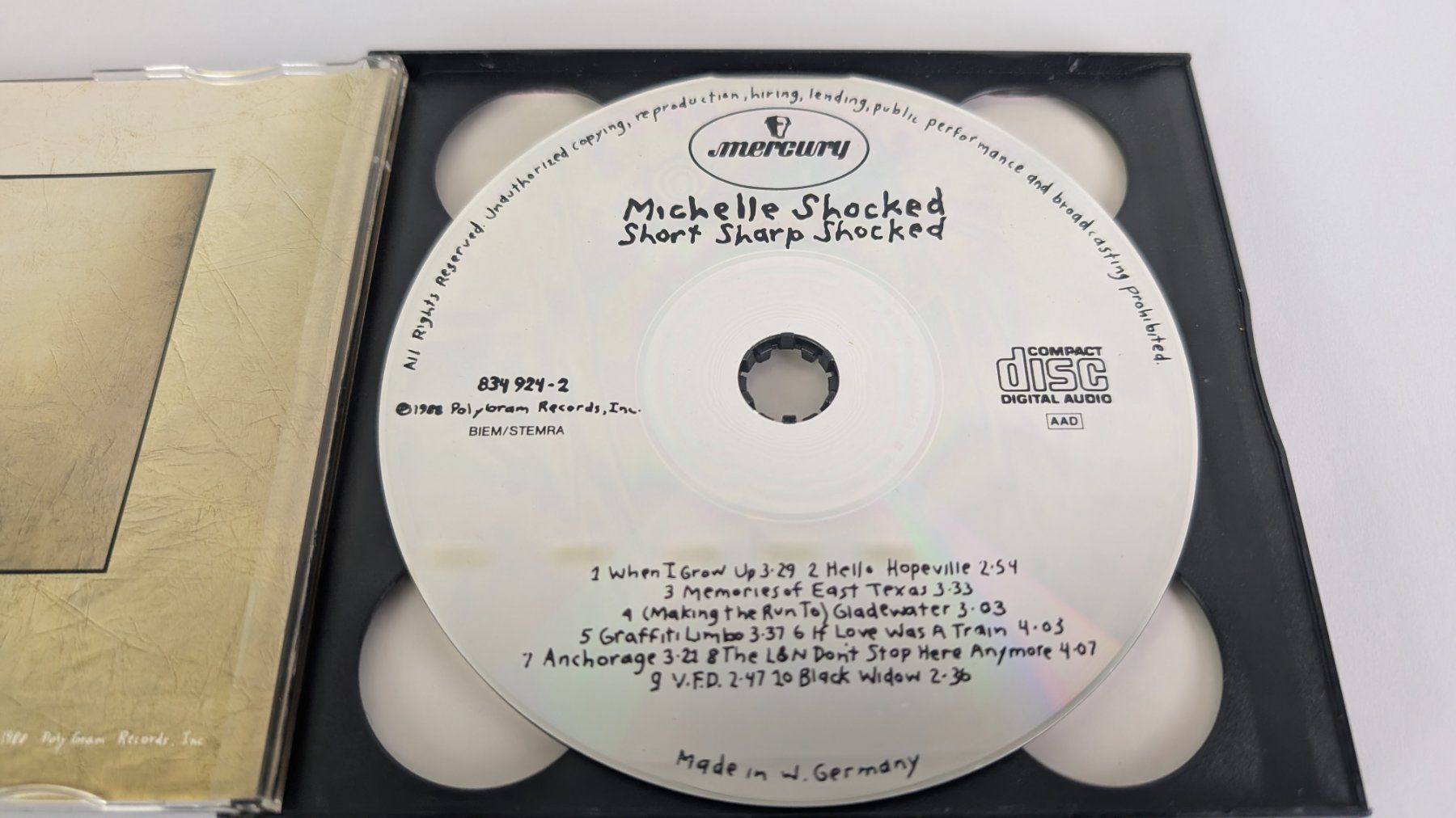 CD: Michelle Shocked - Short Sharp Shocked CD, Top (2xCD) – Usato da Zürich venduto da axolottchen 7