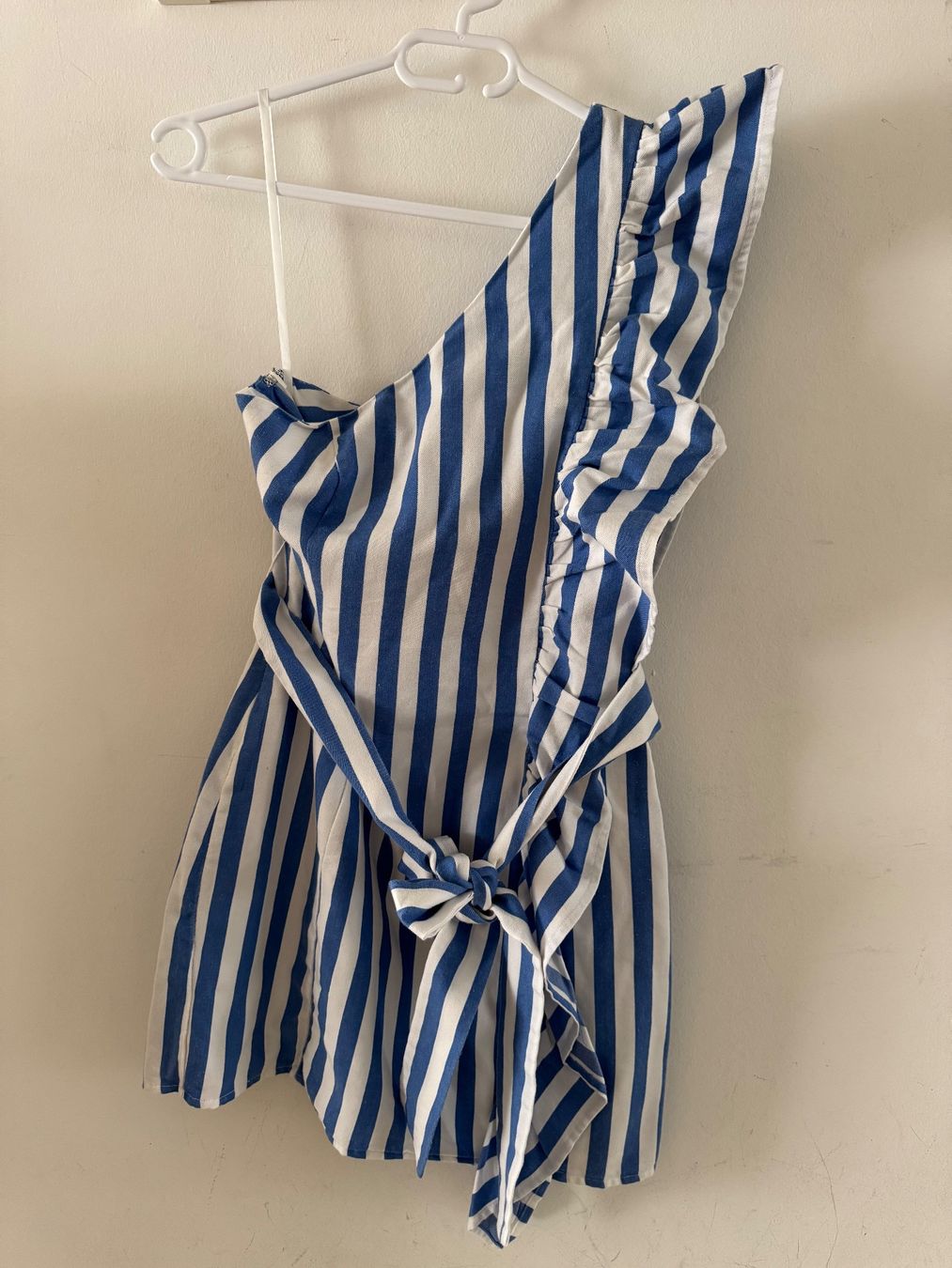 Vestiti: Seana Mini Dress in White& Blue – Usato da Basel venduto da Ma_2307 3