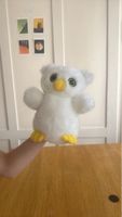 Plüschtier Eule weiss (Handpuppe)