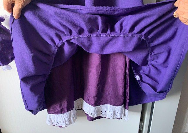 Kleider: Biedermeier Kleid mit Hut und Stoffbeutel – Gebraucht aus Gundetswil von Egro100 5
