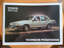 Volvo 760 GLE Prospekt, 1981,  neu und mehrmals mitgezügelt