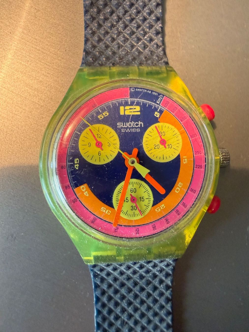 Swatch Montres: Swatch-Chronograph "der ersten Stunden" – D'occasion à Weinfelden par ff57 1