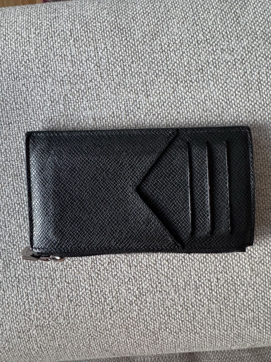 Louis Vuitton Portafogli: Louis Vuitton Münz- & Cardholder Schwarz – Usato da Basel venduto da Melchior_58