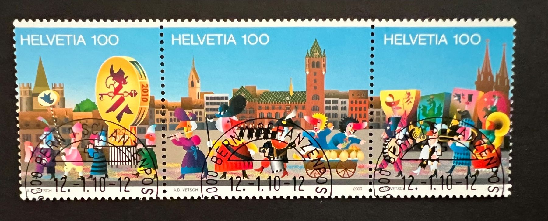 Tutti i francobolli: CH-Marke 2009 Halbmond gestempelt – Nuovo (secondo la descrizione) da Hünenberg See venduto da wer_5286