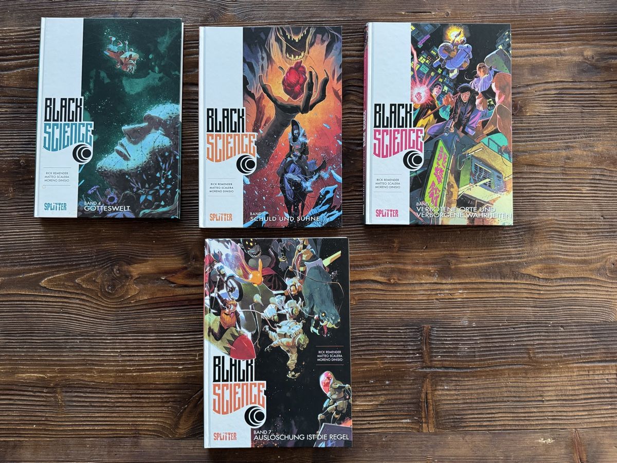 Fumetti: Black Science von Rick Remender, Band 1-7, – Usato da Thun venduto da Dchafar 2