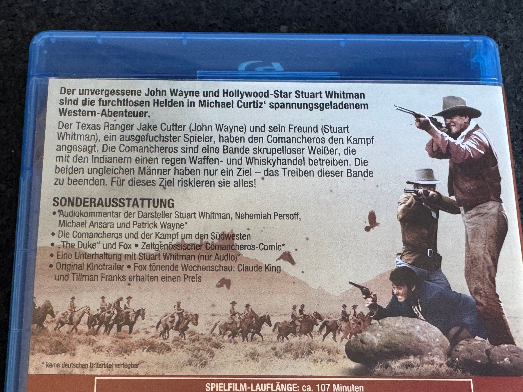 Tutti i DVDs: Die Comancheros Western Blu-ray Disc EN/FR/DE John Wayne – Usato da Fribourg venduto da tschjoly 2