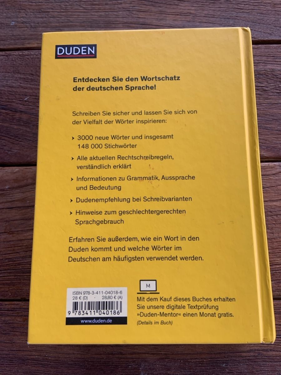 Bücher: Duden - Die Deutsche Rechtschreibung – Gebraucht aus Tafers von Helgi5 1