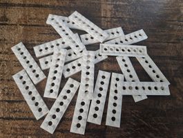 lego 3738 lot de 20 pièces White Technic, Plate 2 x 8