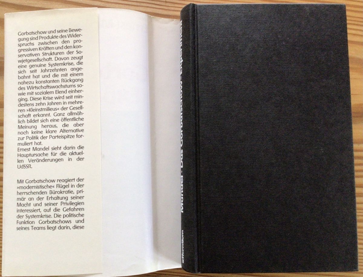 Bücher: Ernest Mandel: „Das Gorbatschow-Experiment“ – Neu (gemäss Beschreibung) aus Ennetbaden von Nab2012 4