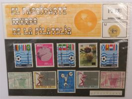 Konvolut Briefmarken Sport Peru 1968-84