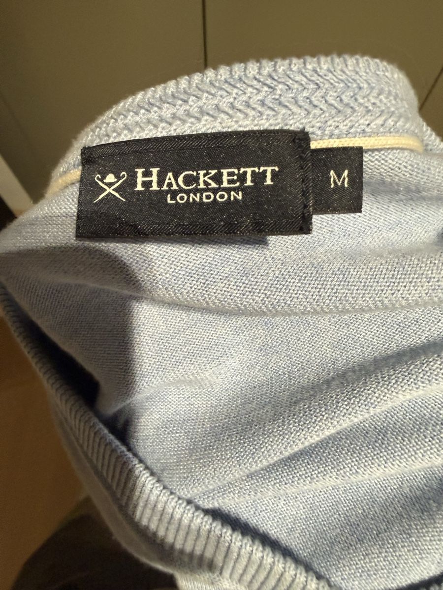 Hackett Pullover & Sweatshirts: Hackett London Herren Pullover V-Ausschnitt Hellblau Grösse  – Gebraucht aus Affoltern am Albis von Biohazard666 2