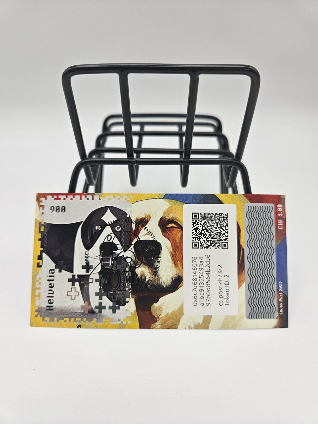 Alle Briefmarken: Swiss Crypto Stamp 3.0, ID2, Emmy, Ersttag – Gebraucht aus Rickenbach SO von Bytebull