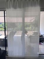 neuwertige Gardinen 140x240 cm (bereits gekürzt)