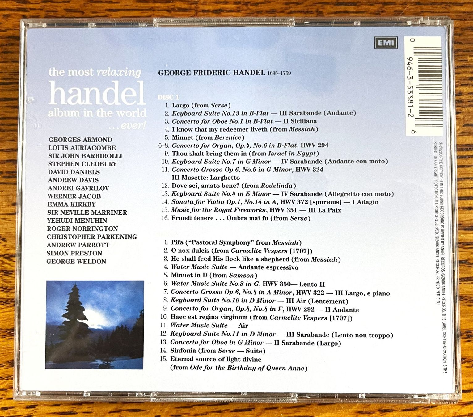 CD: The Most Relaxing - HANDEL CD – Usato da Oftringen venduto da Vucki 1