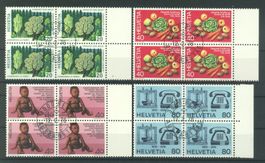 1976, Sonderpostmarken, Viererblöcke, ET