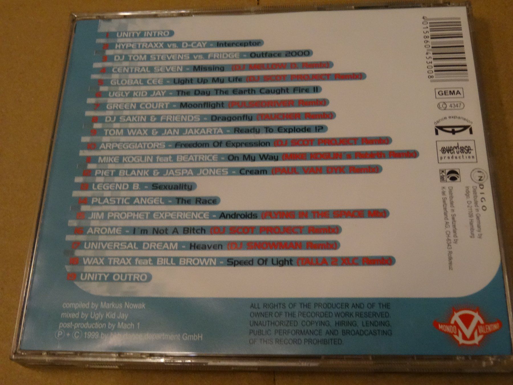 CD: Unity 99 - CD – Usato da Olten venduto da Disc-Ausverkauf 1