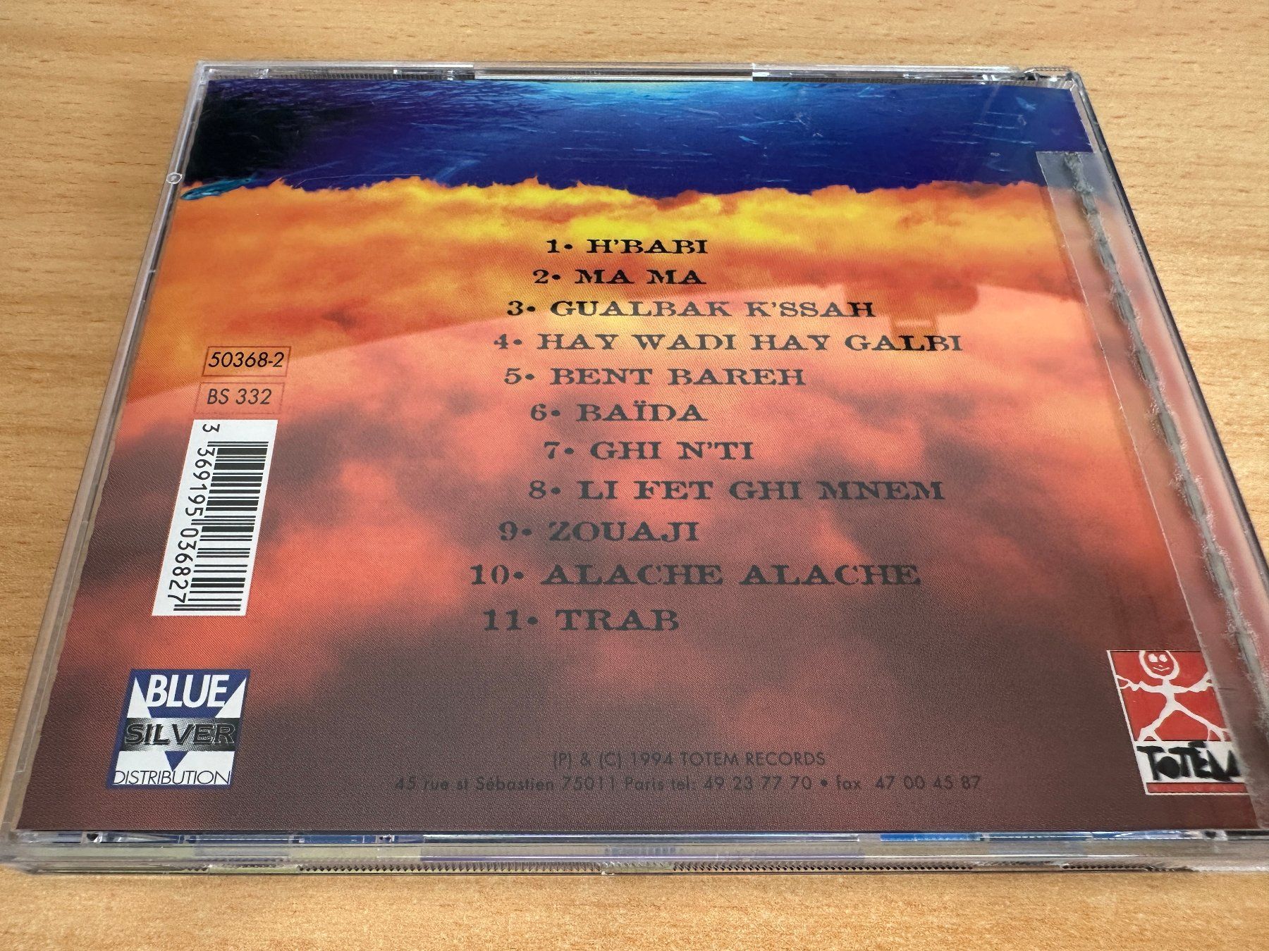 CD: Cheb Mami – Saïda – Usato da Rikon im Tösstal venduto da Alpenmutz 1