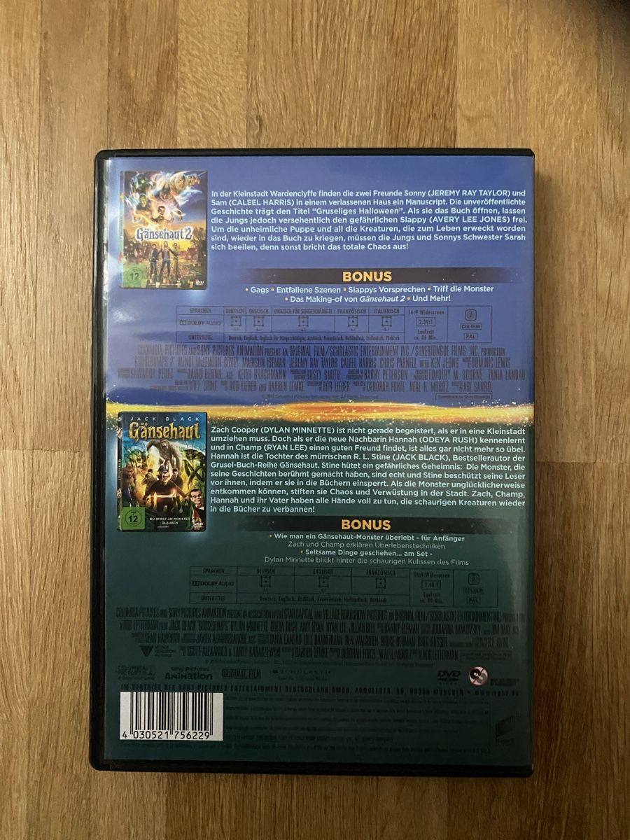 Tous les DVDs: DVDS Gänsehaut 1+2 – Neuf (Voir description) à Aesch BL par 39QueenOFSales39 1