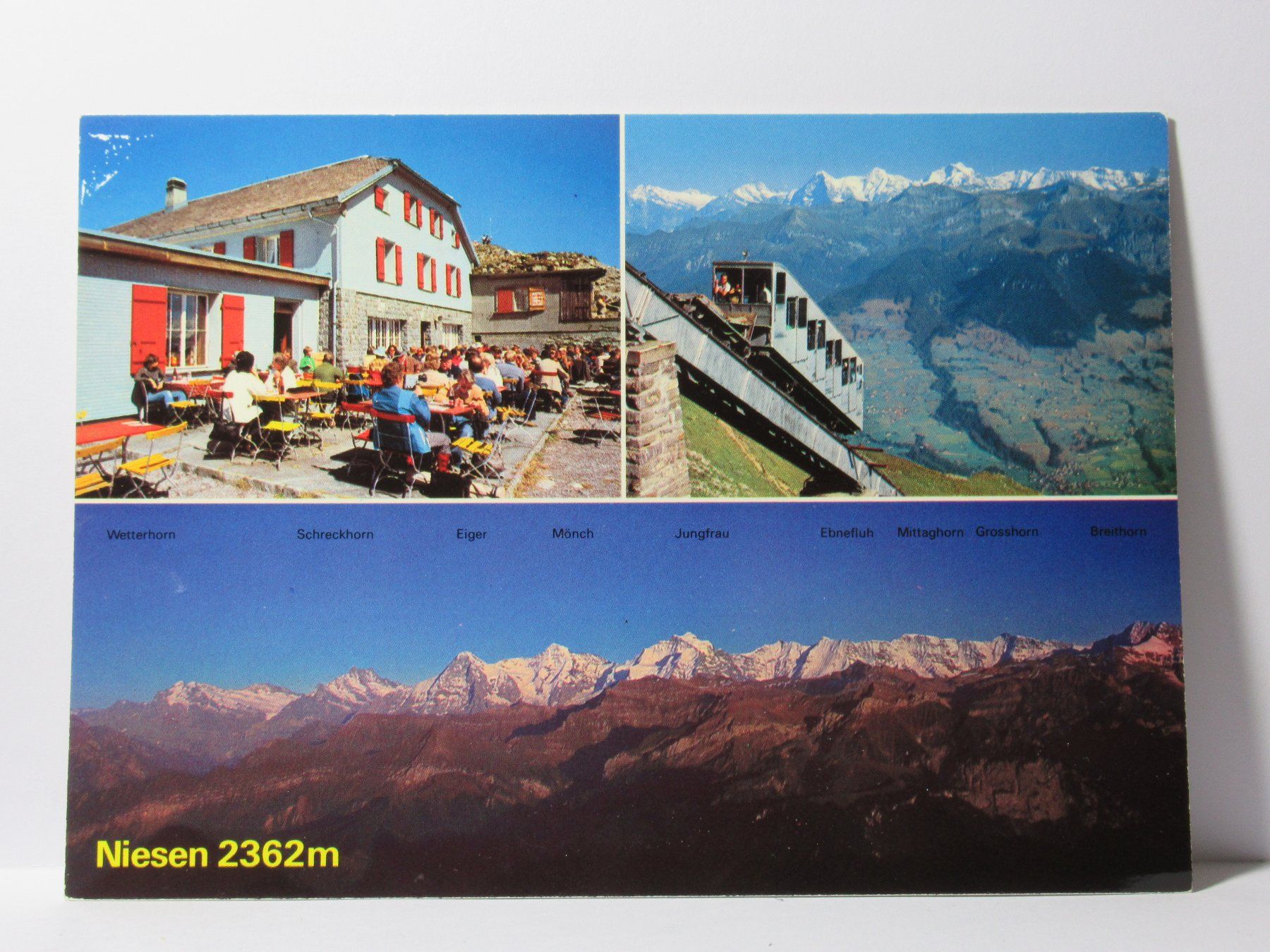 Cartes postales: Niesen , Bergbahn , Restaurant – Neuf (Voir description) à Grenchen par Bluemchen1900