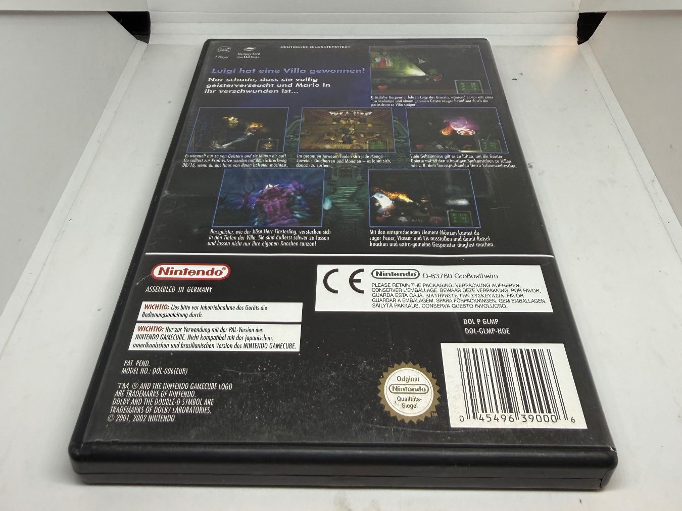 Nintendo Giochi: Luigi's Mansion GameCube – Usato da Dietlikon venduto da NESFEVER 1