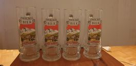 4 Zwickel Biergläser Rugenbräu