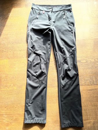 LÖFFLER, Hose schwarz, Gr. 36, mit Windstopper