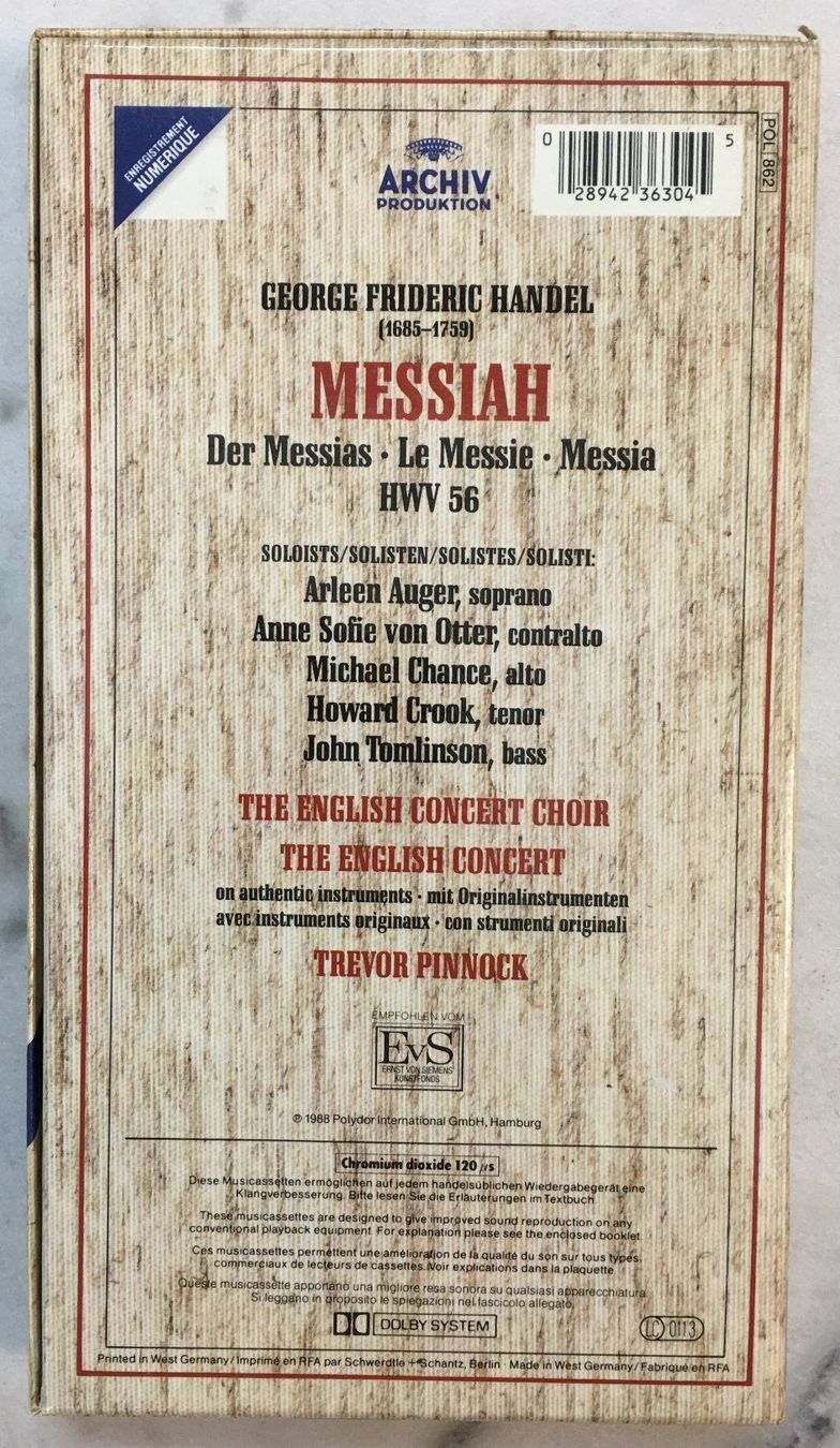 Musicassette: Messiah Kassette - Arias And Choruses – Usato da Oftringen venduto da Vucki 2