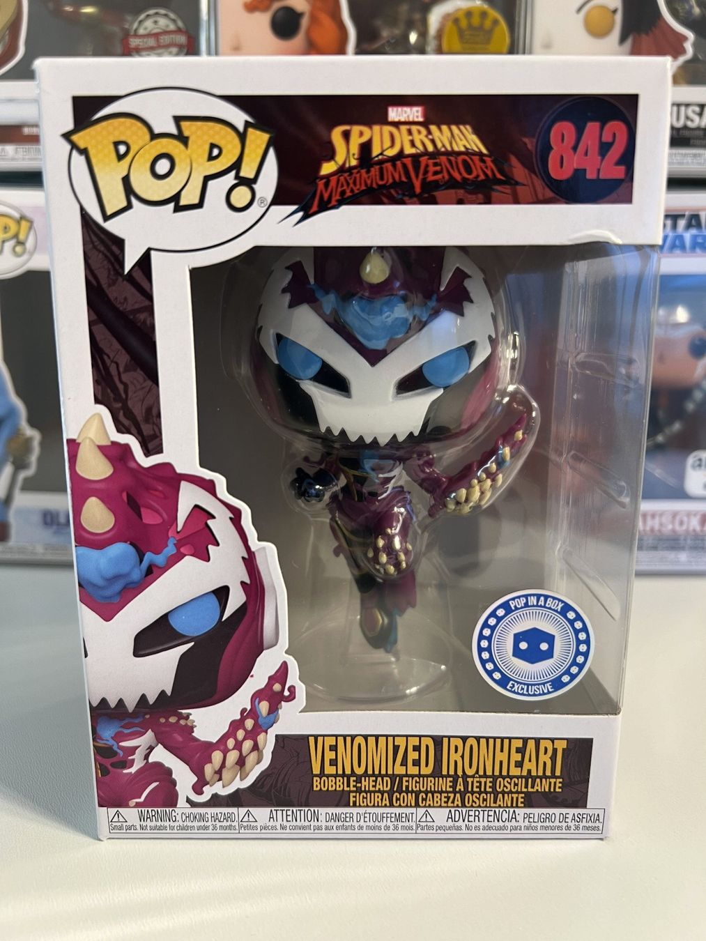 Funko Figuren: Funko POP! Spider-Man Maximum Venom Venomized Ironheart – Neu und originalverpackt aus Le Mouret von perfectbijou