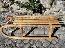 Holzschlitten BIGLA-BOB Schlitten BIGLA