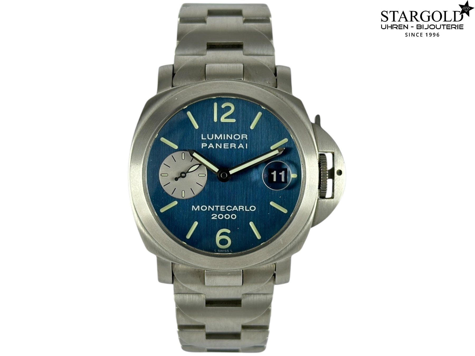 Panerai Orologi: Panerai Luminor Automatic Montecarlo 2000 - PAM00081 – Usato da Zürich venduto da Stargold-Uhren