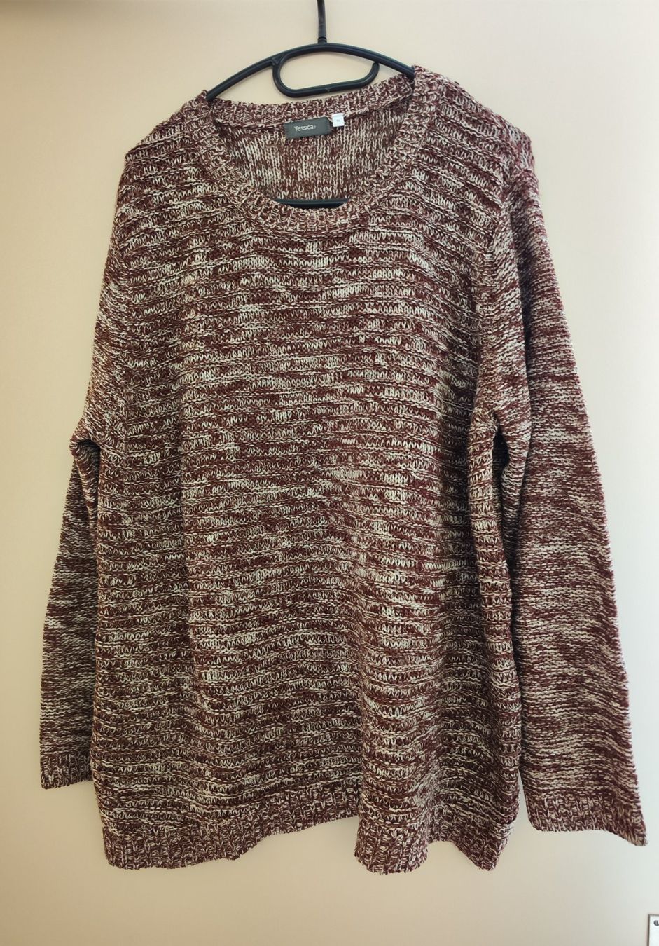 C&A Pulls & Sweat-shirts: Strickpullover, bordeaux-meliert, gr. XL – D'occasion à Reinach BL par chilller92 2