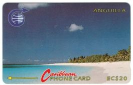 Telefonkarte Anguilla ANG-3A Shoal Bay $20 1992