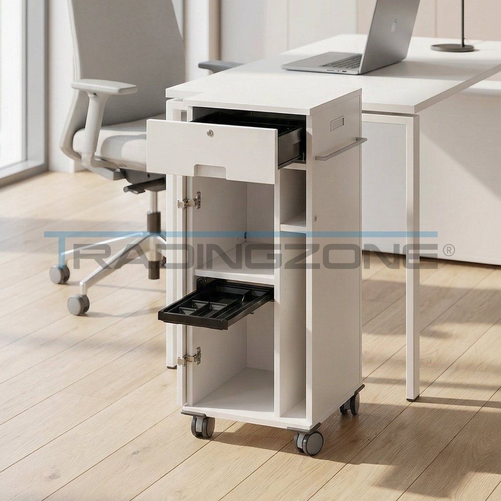 Eléments de bureau: Mobiler Büroorganizer refurbished Weiss – D'occasion à Regensdorf par Tradingzone 1