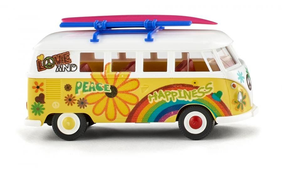 VW Bus T1 Hippie Flower Power Wiking H0 1 87 OVP NEU Kaufen Auf Ricardo