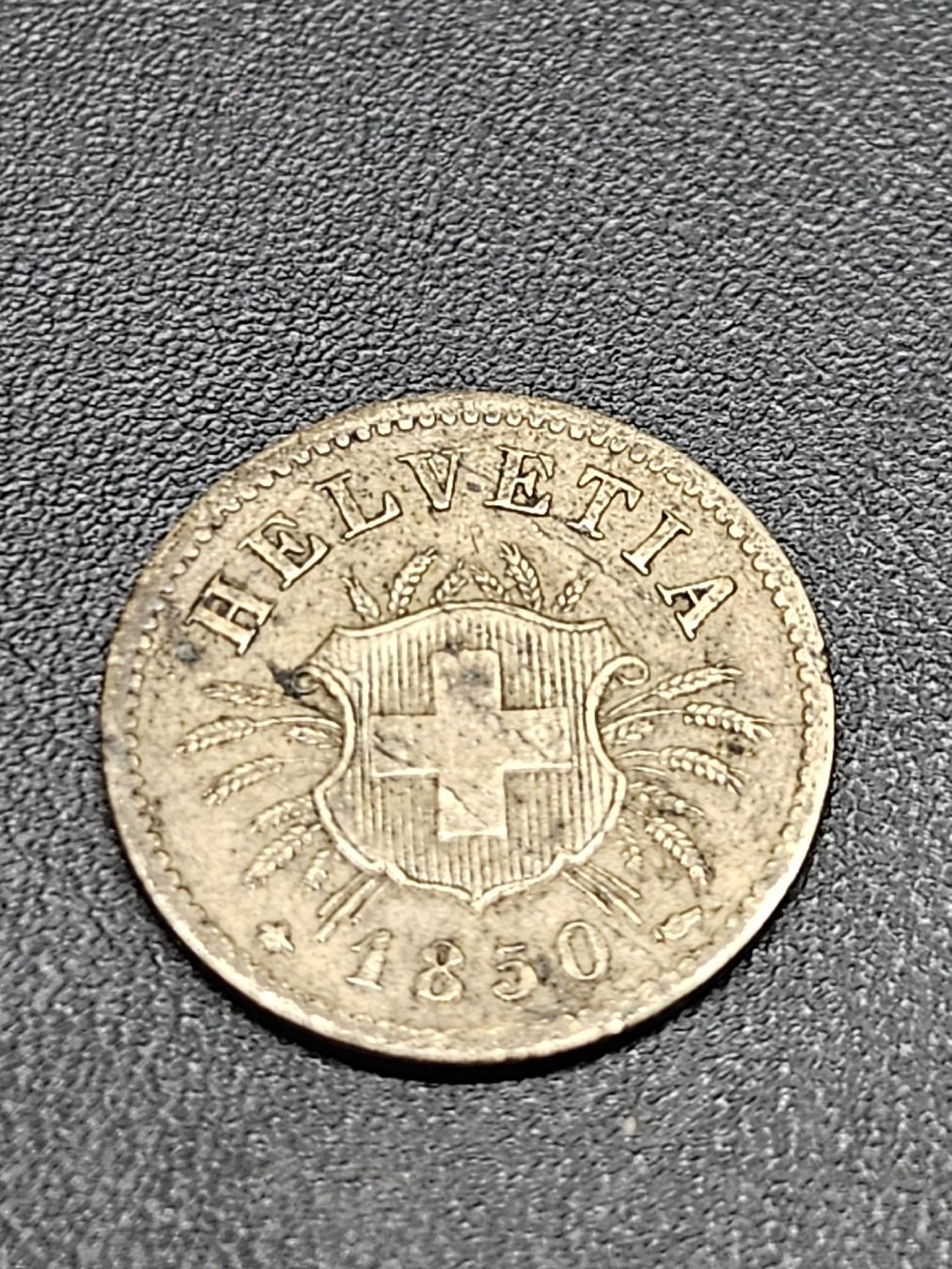 Tutti le monete: 5 Rappen 1850 – Usato da Pfäffikon ZH venduto da Melibol