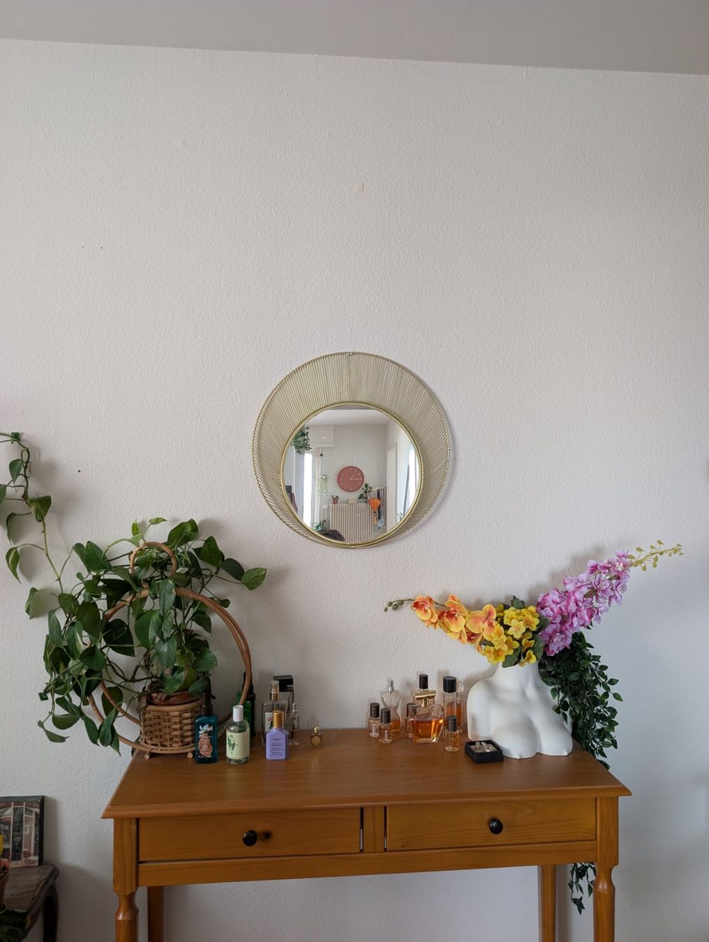 Maisons du monde Miroirs: Miroir rond doré Maison du Monde – D'occasion à Lausanne par lea_gg2m