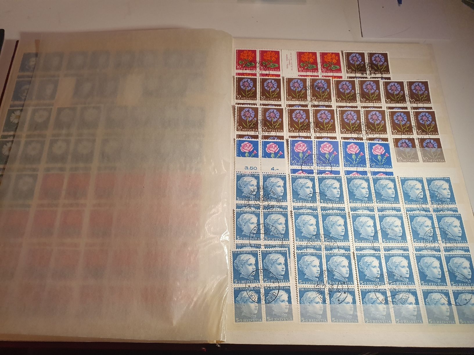 Alle Briefmarken: PJ Viererblock Sammlung Kat.2750 – Gebraucht aus Altstätten SG von Pixi06 5