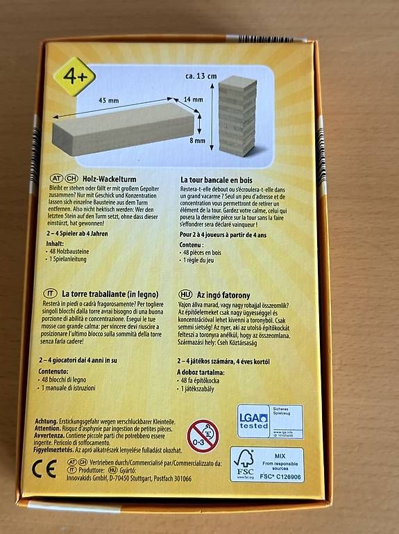 Giochi: HolzWackelturm  neu – Usato da Gümligen venduto da Sally777 1