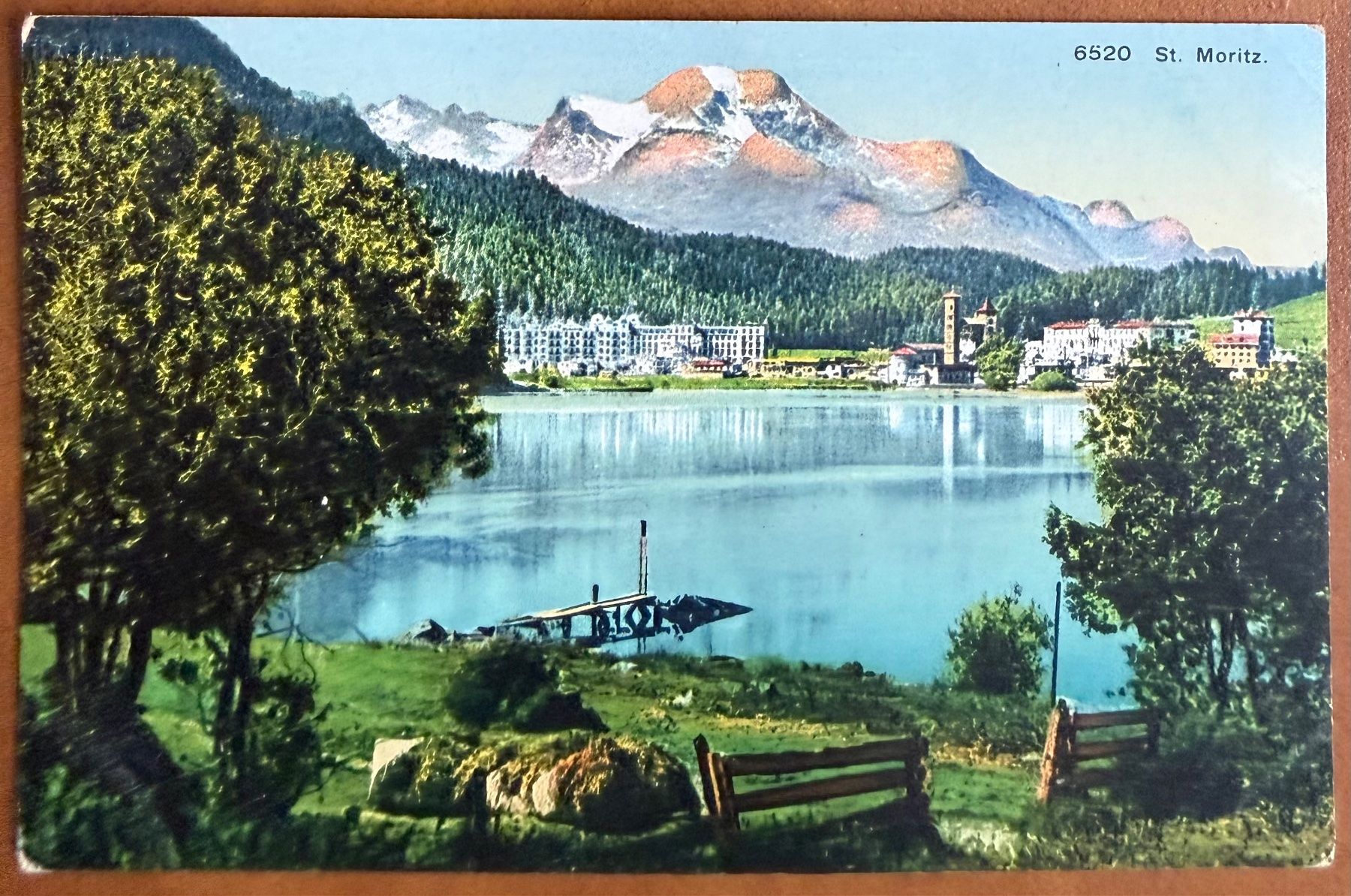 Cartoline postali: St. Moritz - See . AK – Usato da Lutry venduto da Ediego