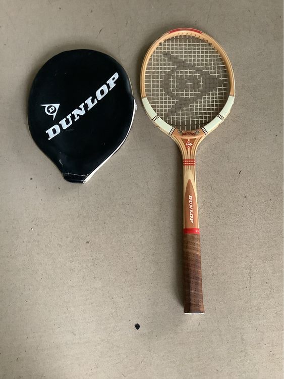 Raquette De Tennis Vintage Dunlop Revelation - Modèle En Bois - Occasion