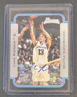 NBA Luke Ridnour 2003-04 Bowman Auto On Card rookie