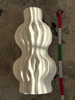 Dekorative Blumenvase, weiss, einzigartiges Design, neu!