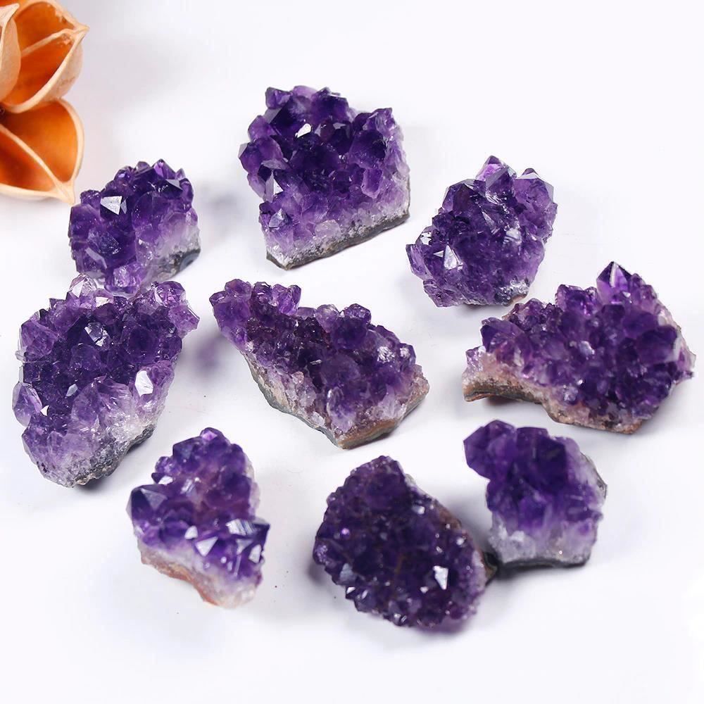 Mineralien & Heilsteine: Heilsteine aus Amethystkristall – Neu und originalverpackt aus Gurmels von Swisspod